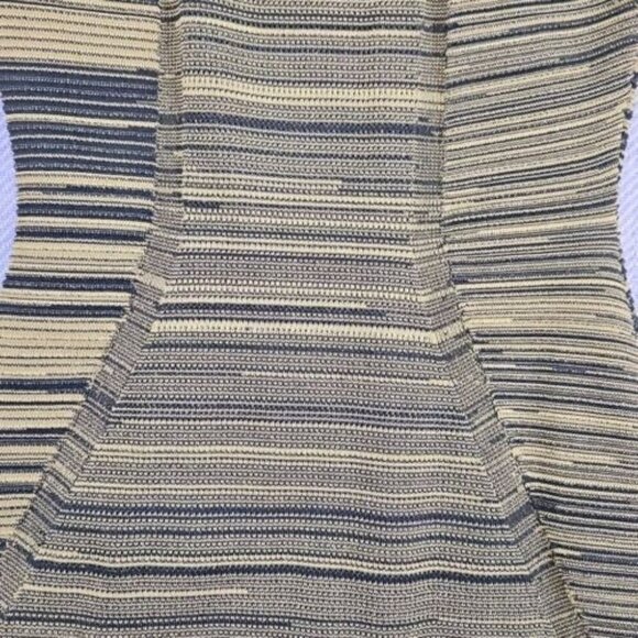 Rachel Roy Dress Size Med Olive & Forest Variegated Stretch Fit & Flare Bodycon - Picture 5 of 16